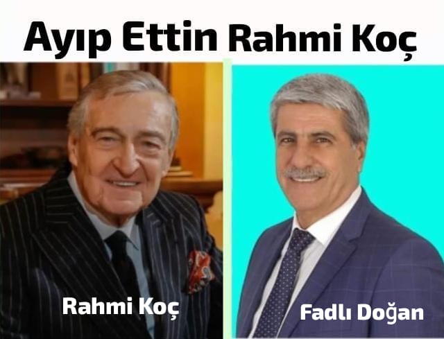 Ayıp Ettin Rahmi Koç, Yaşına Yakışmayan Bir Gaf ile Değerine Eksi Değer Kattın